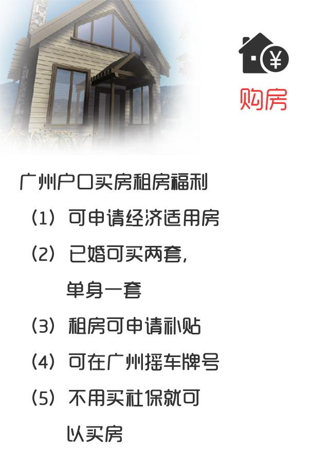 入戶廣州買房不用等五年社保，賺翻了！